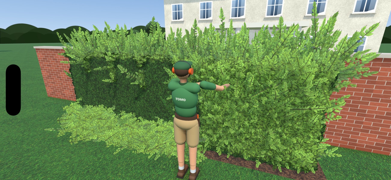 Screenshot: The free overview of garden and hedge